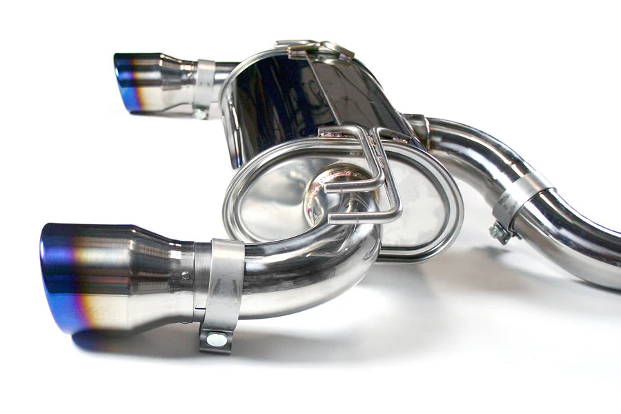 Invidia 09+ EVO 10 Q300 Titanium Tip Cat-back Exhaust - HS09MEXG3T