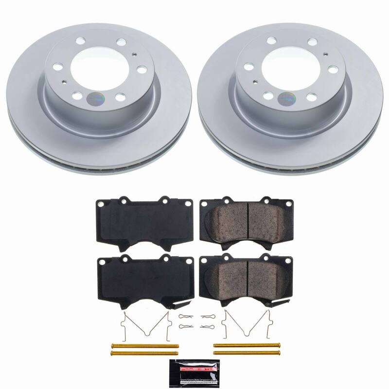 Power Stop 24-25 Toyota Tacoma Front Z17 Coated Brake Kit - CRK9299