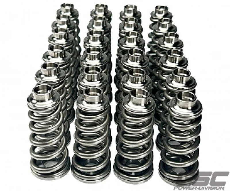 GSC P-D Porsche GT3/GT3 (991) Single Conical Valve Spring Ti Retainer Steel Spring Seat Kit - 5092 by GSC Power Division