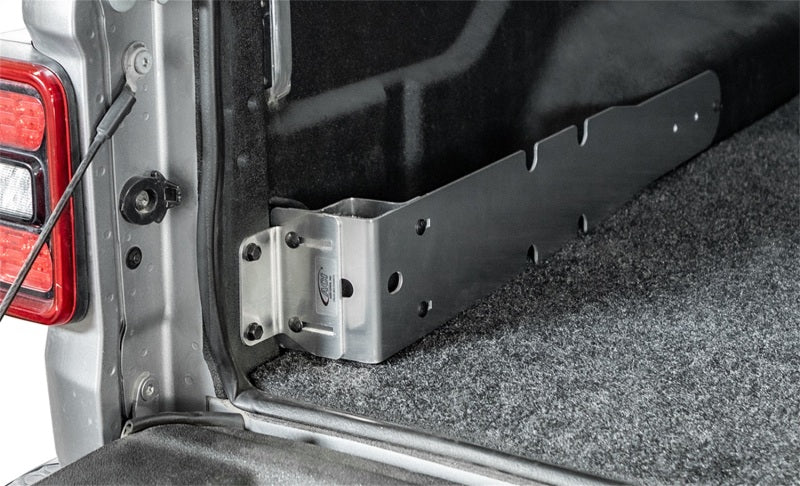 Access Universal H2 Truck Bed Storage Pocket w/ 2.5in Hitch Holder (Aluminum) - 4008883