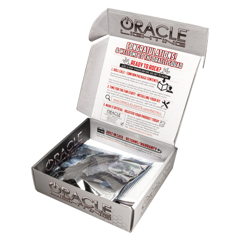 Oracle 7in Round Exterior Waterproof LED Halo Kit - ColorSHIFT SEE WARRANTY - 3981-330