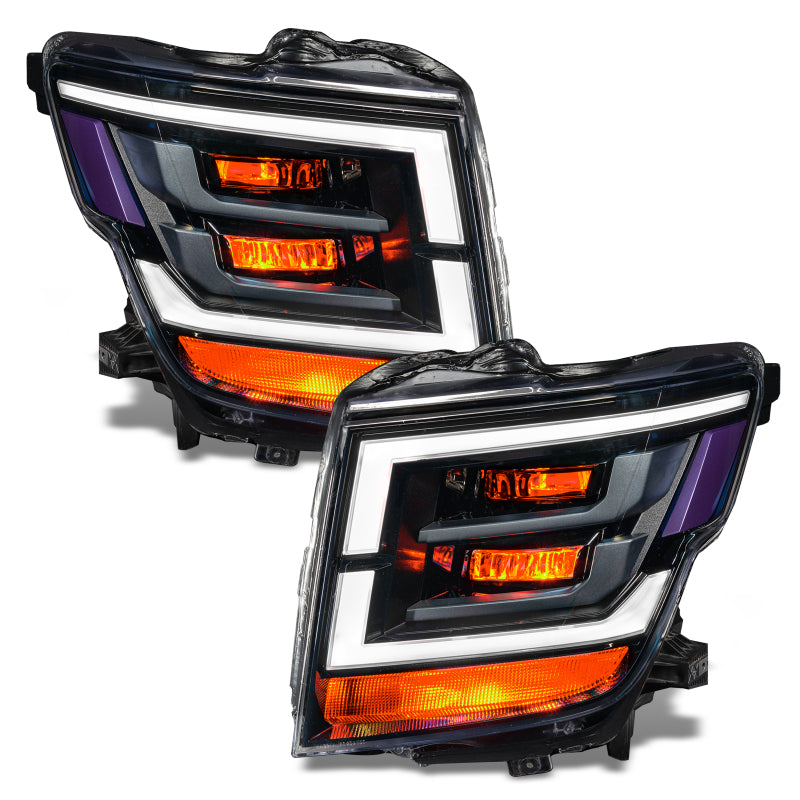 Oracle 21-22 Nissan Titan Demon Eye RGB Headlight Upgrade Kit - ColorSHIFT w/o Cntrl SEE WARRANTY - 1464-334