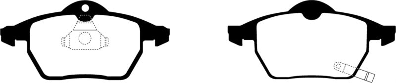 EBC 99-02 Saab 9-3 2.0 Turbo Redstuff Front Brake Pads - DP31443C