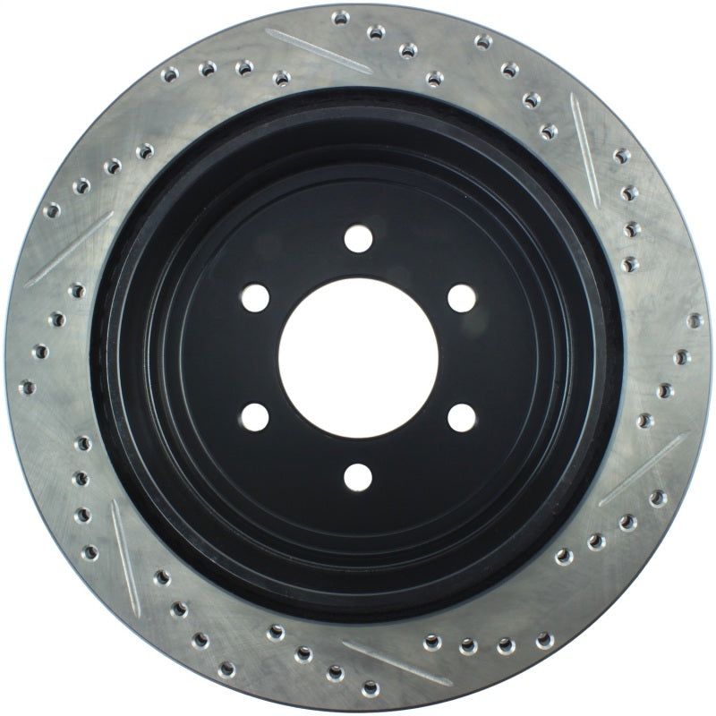 StopTech 04-09 Ford F150 / 06-08 Lincoln Mark LT Rear Right Slotted & Drilled Rotor - 127.65102R