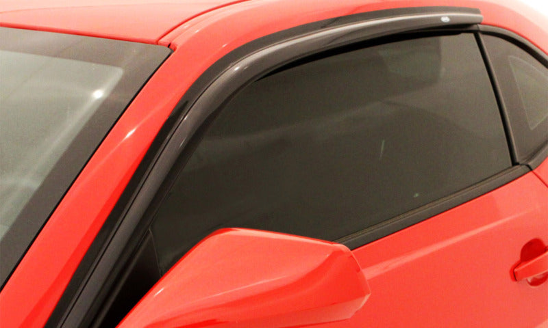 AVS 91-94 Toyota Tercel Coupe Ventvisor Outside Mount Window Deflectors 2pc - Smoke - 92061