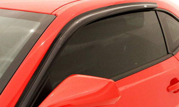 AVS 12-15 Honda Civic Coupe Ventvisor Outside Mount Window Deflectors 2pc - Smoke - 92729 for 2012-2015 Honda Civic - front v
