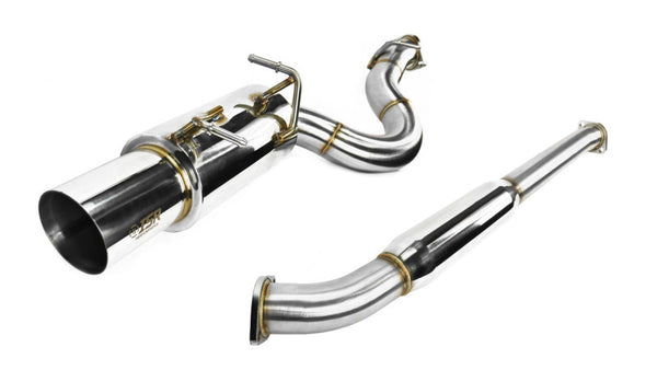 ISR Performance GT Single Exhaust - Toyota GR86 / FRS / BRZ - IS-GT-GT86 for 2013-2025 Subaru BRZ - front view