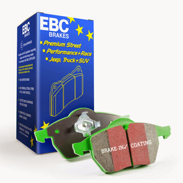 EBC 99-01 Cadillac Escalade 5.7 Greenstuff Front Brake Pads - DP61273 for 1989-2002 Chevrolet Astro - front view