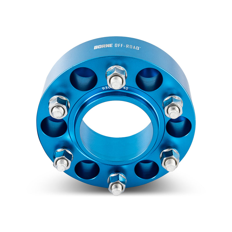 Borne Off-Road Wheel Spacers 5x150 110.1 50 M14 Blue - BNWS-010-500BL