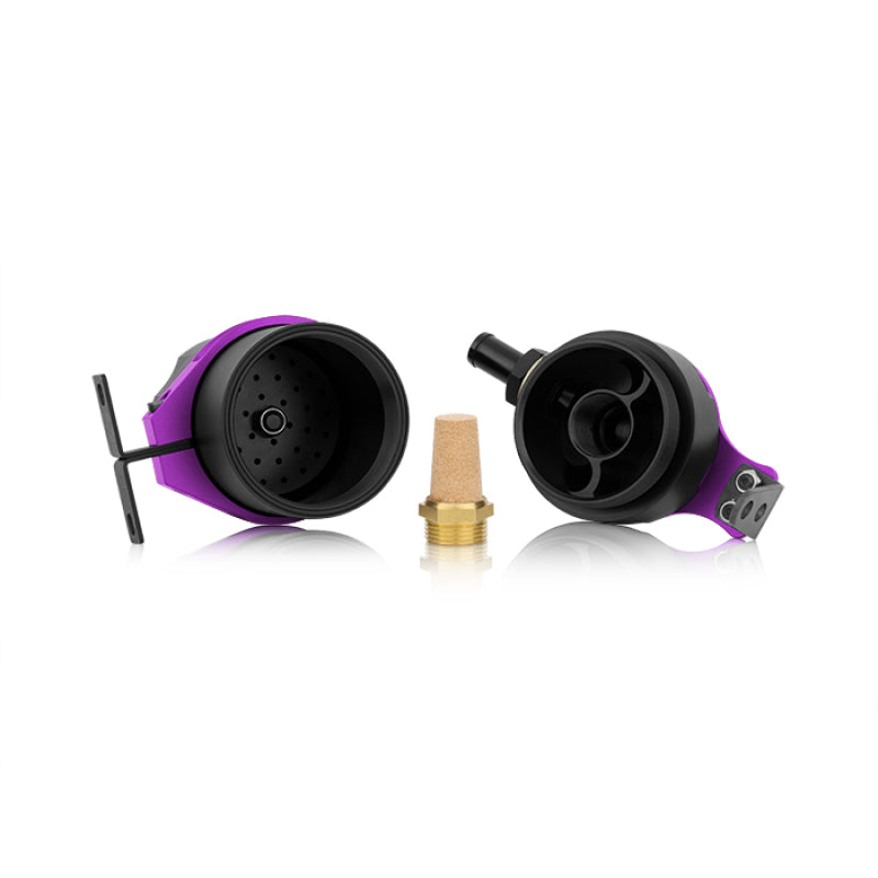 Mishimoto Universal Baffled Oil Catch Can - Purple - MMBCC-UNI-PR