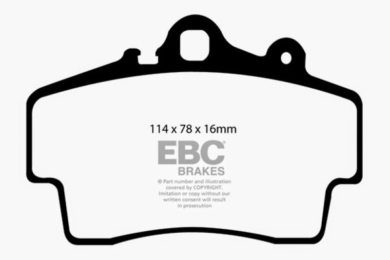 EBC Brakes Greenstuff 2000 Series Sport Pads - DP21207