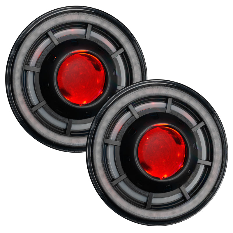 ORACLE Lighting 0718 Jeep Wrangler JK Oculus 7in ColorSHIFT BiLED Projector Headlights SEE WARRANTY - 5876-333