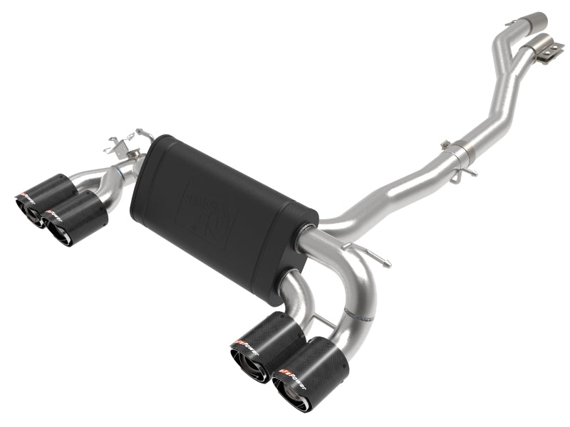 aFe MACHForce XP 3in-2.5in 304SS Exhaust Cat-Back 15-20 Audi S3 L4-2.0L (t) - Carbon Tips - 49-36442-C