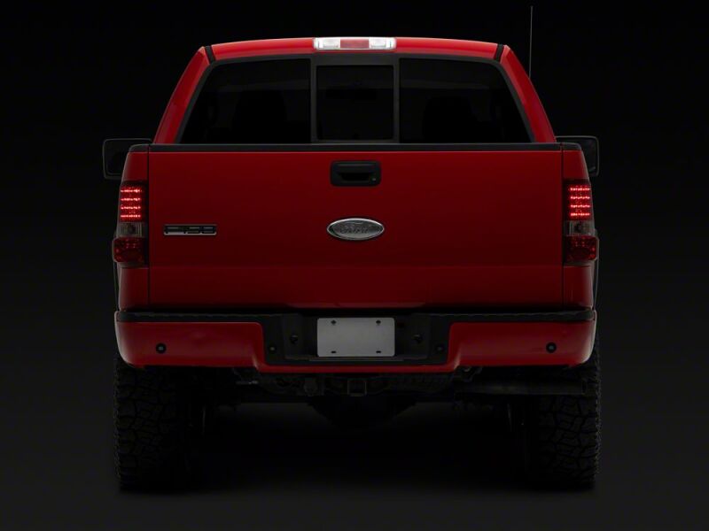 Raxiom 04-08 Ford F-150 Styleside LED Tail Lights- Chrome Housing- Red/Clear Lens - T542867 - close-up view 3