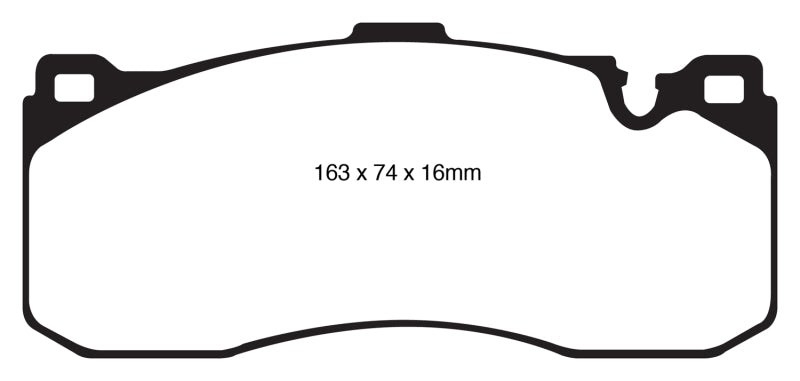 EBC 08-10 BMW 135 3.0 Twin Turbo Yellowstuff Front Brake Pads - DP41995R