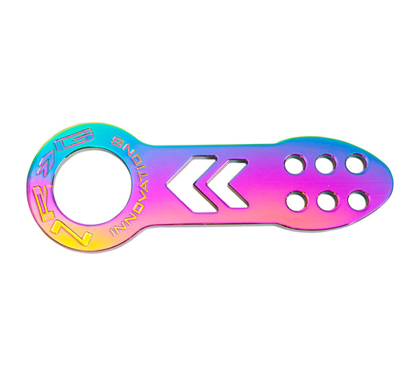 NRG Universal Front Tow Hook - Neochrome Dip - TOW-100MC - front view
