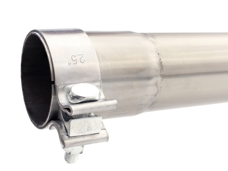 aFe MACHForce XP 2-1/2in SS-409 Cat-Back Exhausts w/ 18in Muffler 07-17 Jeep Wrangler V6-3.6L - 49-48057