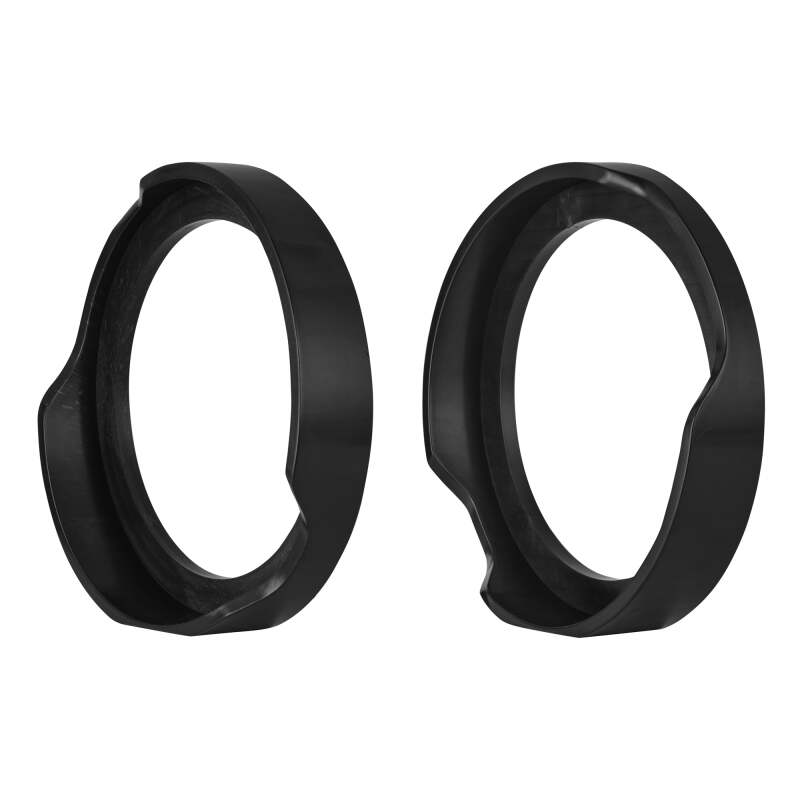 DS18 14-23 Harley-Davidson Saddle Bag Mid Bass Adapter Ring 1 x 10in ABS Black - RY-HD10SBMB.1423 - angle view