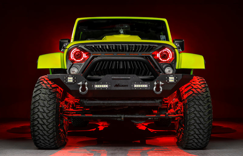 ORACLE Lighting 0718 Jeep Wrangler JK Oculus 7in ColorSHIFT BiLED Projector Headlights SEE WARRANTY - 5876-504