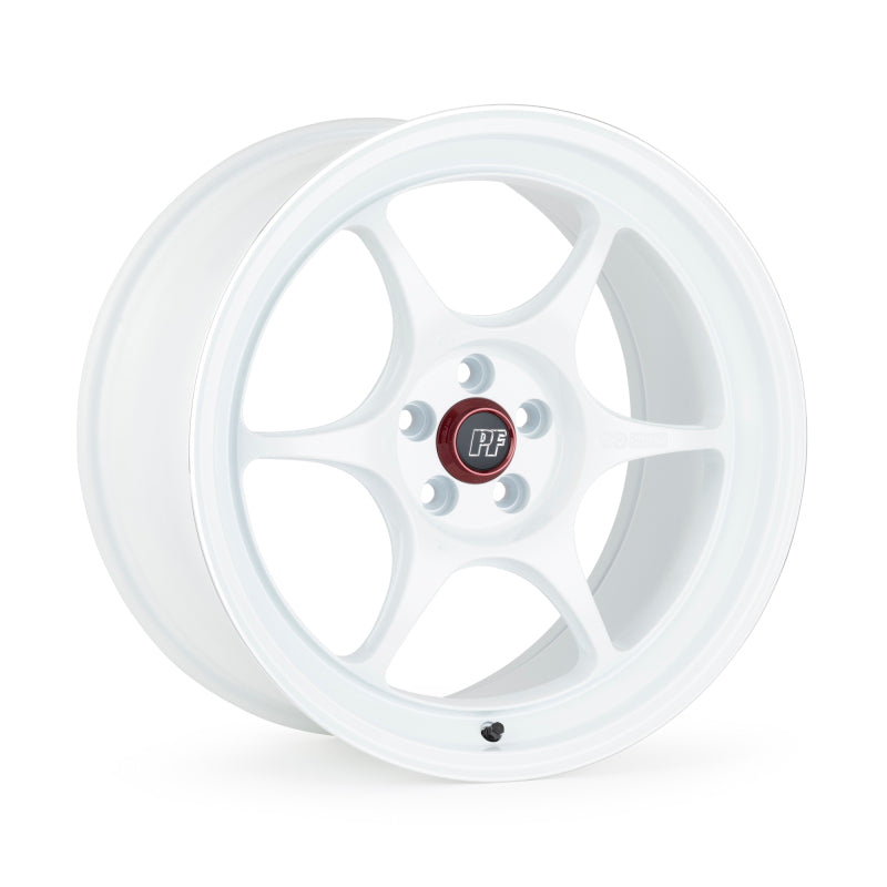 Enkei PF06 19x10in 5x114.3 BP 20mm Offset 75mm Bore - White Machined Wheel *MOQ 40 - 545-910-6520WM