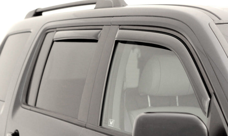 AVS 00-04 Nissan Xterra Ventvisor In-Channel Front &amp; Rear Window Deflectors 4pc - Smoke - 194719