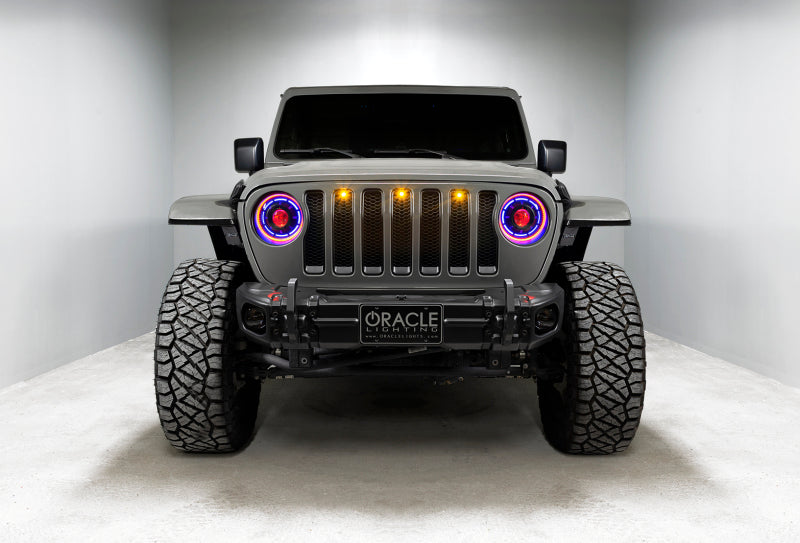 Oracle Oculus Bi-LED Projector Headlights for Jeep JL/Gladiator JT - w/ Simple Cntrl SEE WARRANTY - 5839-504-B