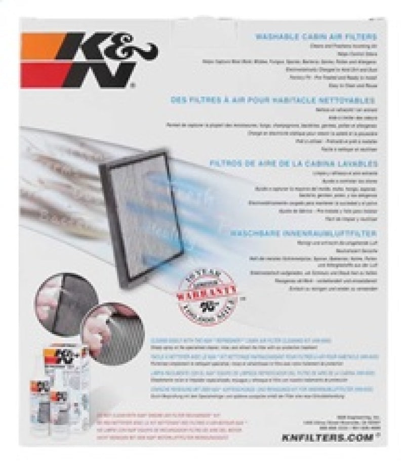 K&N Replacement Cabin Air Filter - VF2066 for 2015-2022 Mercedes Benz C Class - close-up