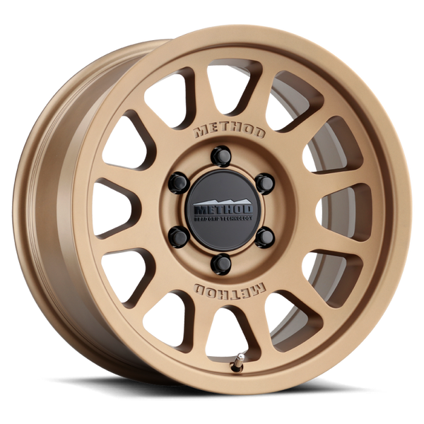 Method MR703 17x8.5 +35mm Offset 6x5.5 106.25mm CB Method Bronze Wheel - MR70378560935 by Method Wheels - front view