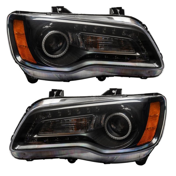 Oracle 11-14 Chrysler 300C SMD HL - Black - NON HID - DRL - w/ BC1 Controller  - 7731-335 by ORACLE Lighting