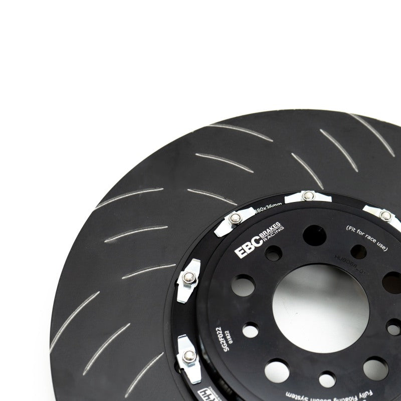 EBC Racing 11-21 Jeep Grand Cherokee 6.4L / 2018+ Dodge Durango SRT 2 Piece SG Racing Front Rotors - SG2FC7597