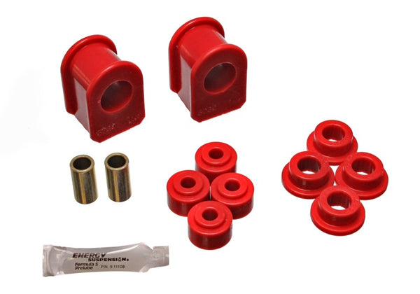 Energy Suspension Ford Red 7/8in Dia 2 1/2in Tall inBin Style Sway Bar Bushing Set - 4.5102R - front view