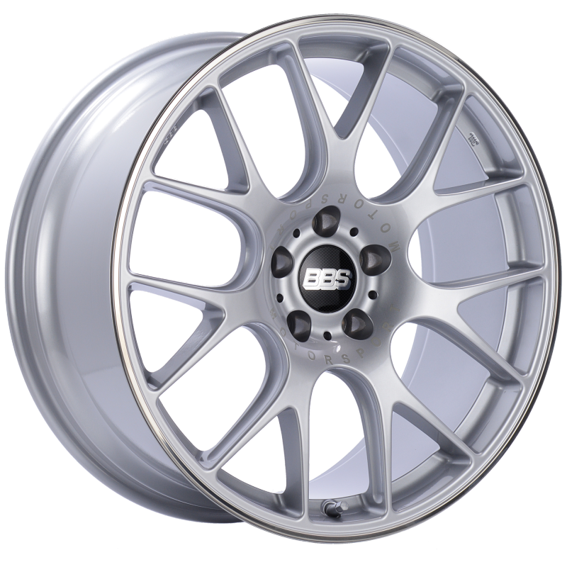 BBS CH-R 20x9 5x112 ET25 Brilliant Silver Polished Rim Protector Wheel -82mm PFS/Clip Required - CH102SPO