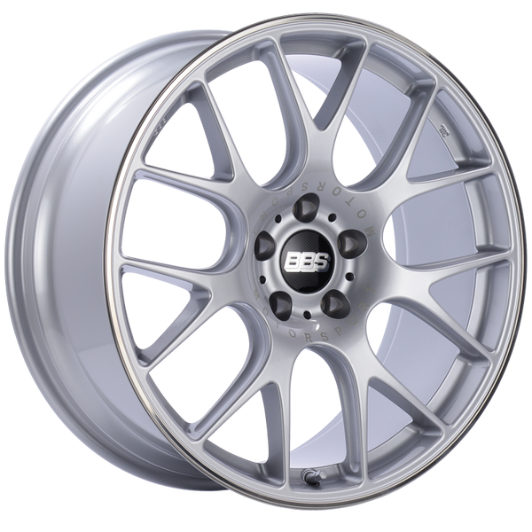 BBS CH-R 20x9 5x115 ET24 Diamond Silver Polished Rim Protector Wheel -82mm PFS/Clip Required - CH115DSPO by BBS