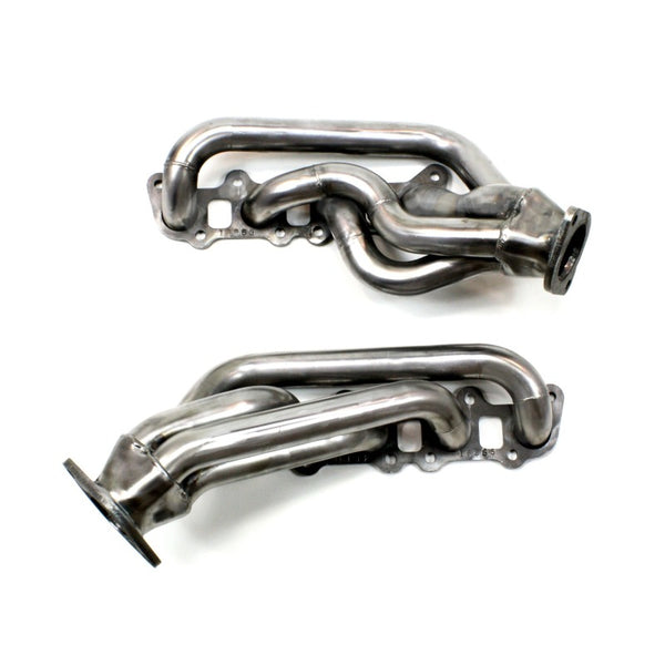 JBA 11-14 Ford Mustang 5.0L Coyote 1-3/4in Primary Raw 409SS Cat4Ward Header - 1685S for 2011-2014 Ford Mustang - front view