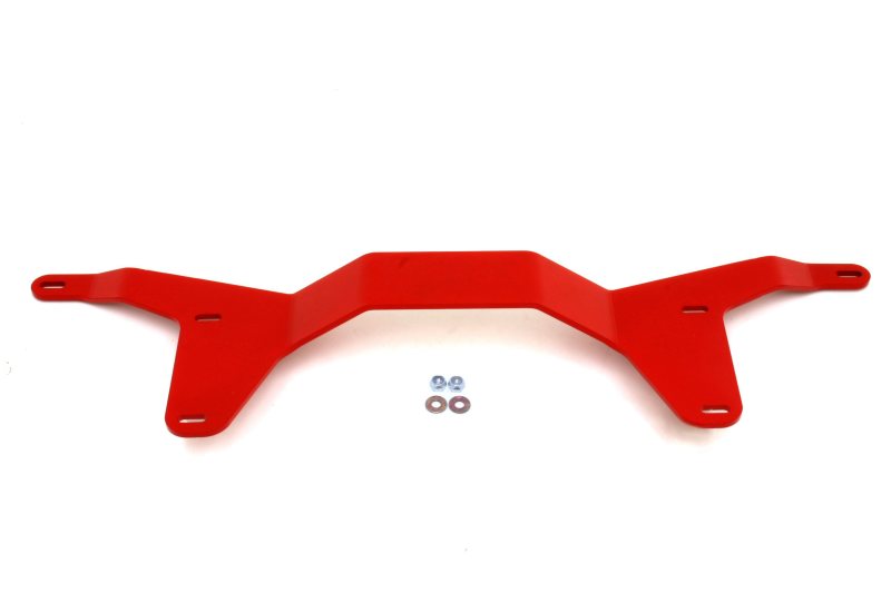 BMR 05-14 S197 Mustang Rear Driveshaft Tunnel Brace - Red - DTB002R
