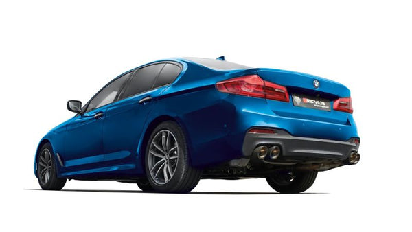 Remus 2017 BMW M550I xDrive G30 Sedan 4.4L (N63R) Axle Back Exhaust (Tail Pipes Req) - 089017 1500 by Remus