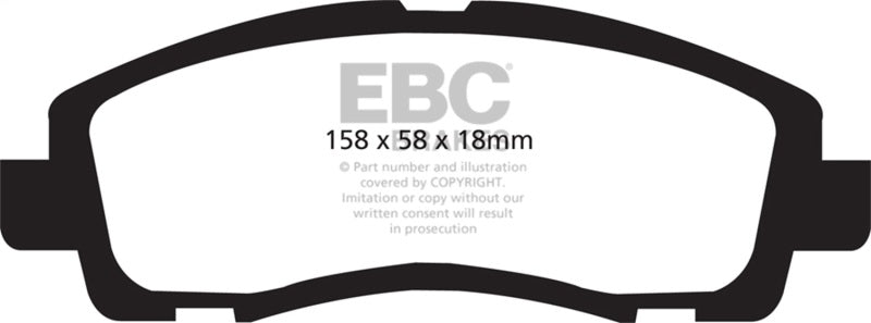 EBC 05-14 Honda Ridgeline 3.5 Greenstuff Front Brake Pads - DP61753