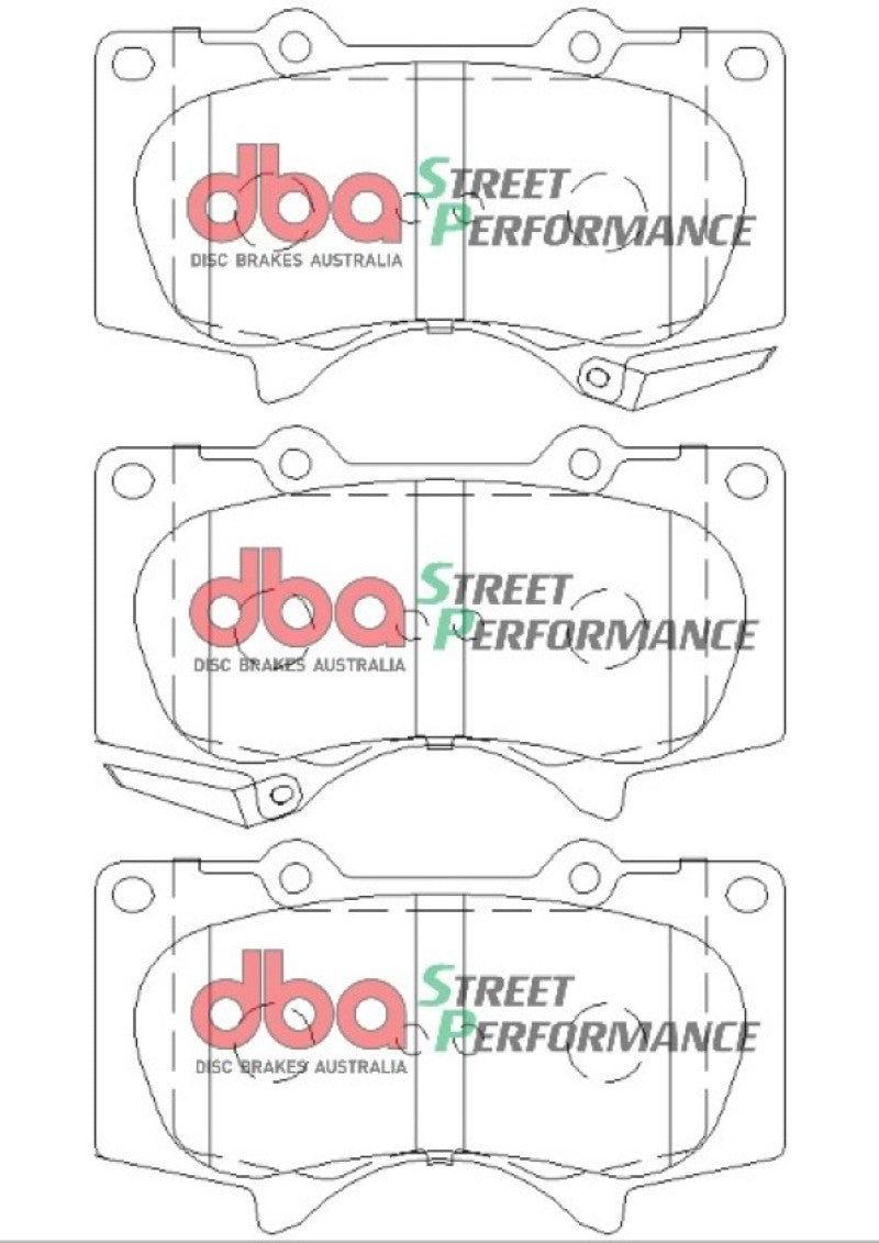 DBA 11-16 Toyota FJ Cruiser (GSJ15R) SP Performance Front Brake Pads - DB1482SP
