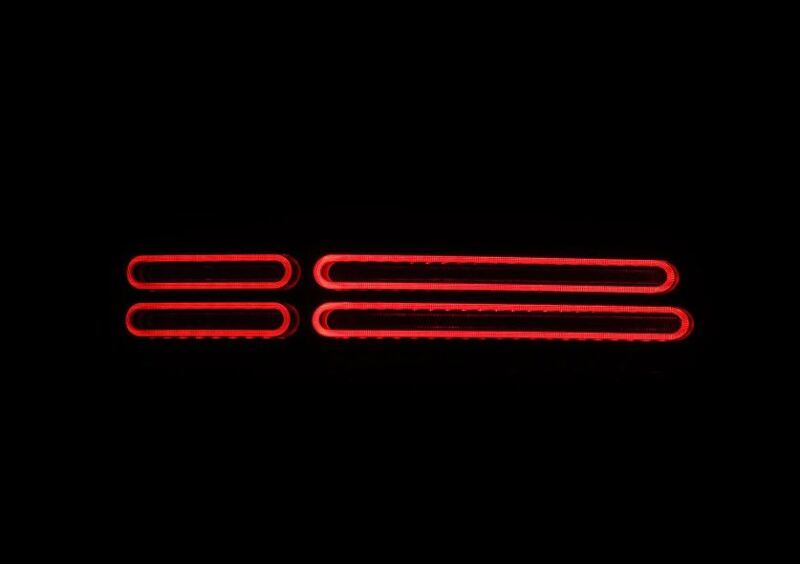 AlphaRex 23-25 Nissan Z Nova-Series Quad-Loop Style Prismatic LED Tail Lights - Alpha Black - 691022