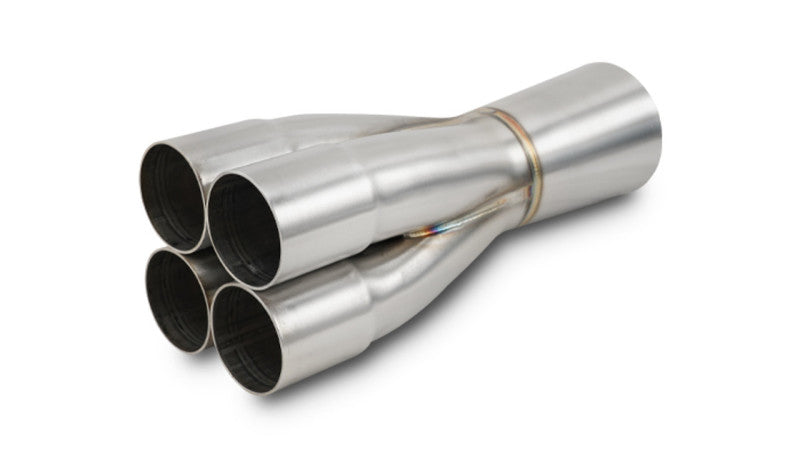 Vibrant 4-1 Merge Collector 1.625in Inlet I.D. Merge O.D. - 2.25in Outlet O.D. - 3.00in - 10304