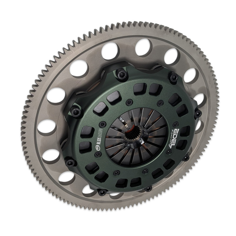 BLOX Racing Subaru WRX (EJ 255) Single Disc Clutch 7.25in Unsprung by Edel for BLOX Racing - BXFL-10505 - angle view