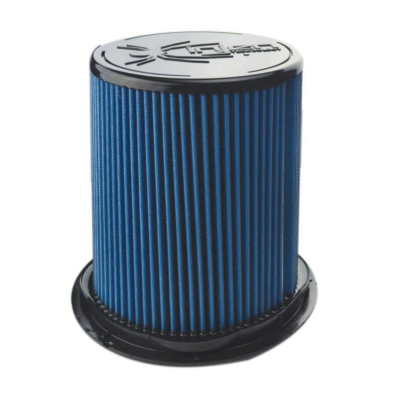 Injen SuperNano Web Dry Air Filter w/ Twist Lock Base- 5in Flange ID / 9.3in Base / 8.5in Height - X-1117-BB