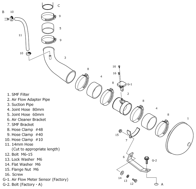 HKS Racing Suction Classification - 70020-AZ105