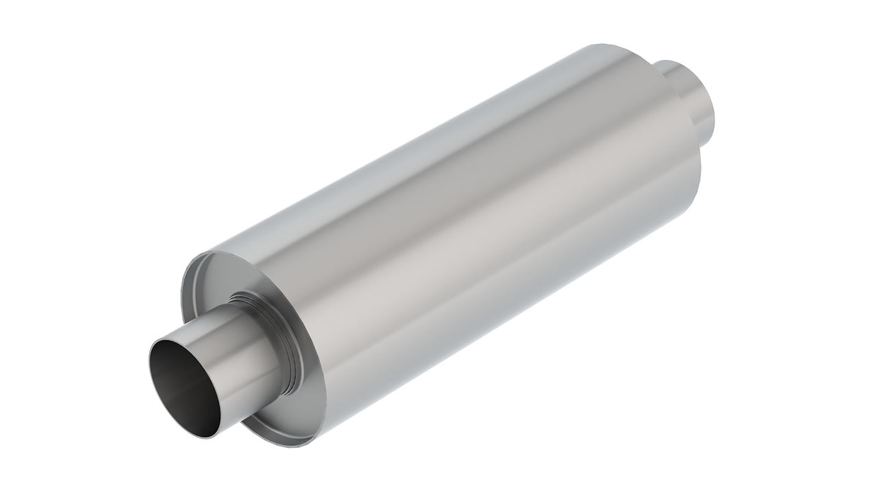 Borla XR-1 Multi-Core 4in Ctr-Ctr Round 16in x 6.25in Rotary Engine Equipped Racing Muffler