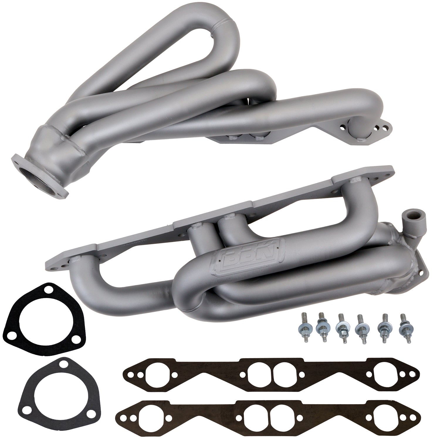 BBK 96-98 GM Truck SUV 5.0 5.7 Shorty Tuned Length Exhaust Headers - 1-5/8 Titanium Ceramic - 4007