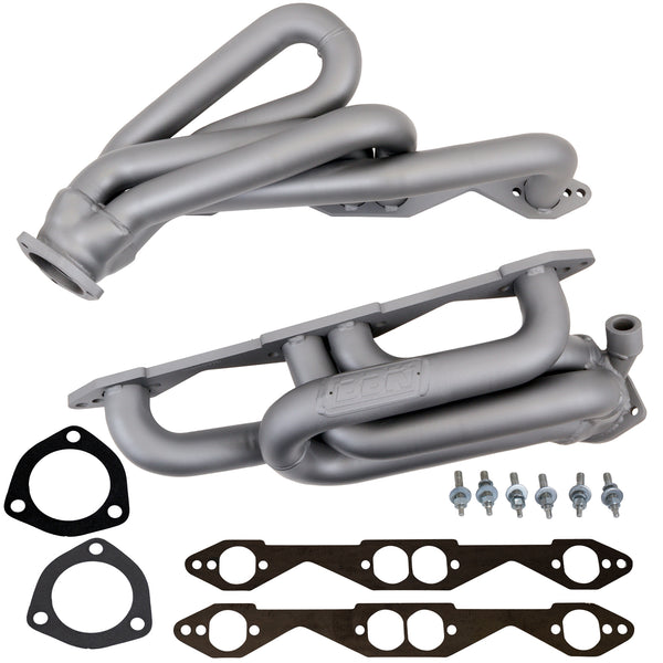 BBK 96-98 GM Truck SUV 5.0 5.7 Shorty Tuned Length Exhaust Headers - 1-5/8 Titanium Ceramic - 4007