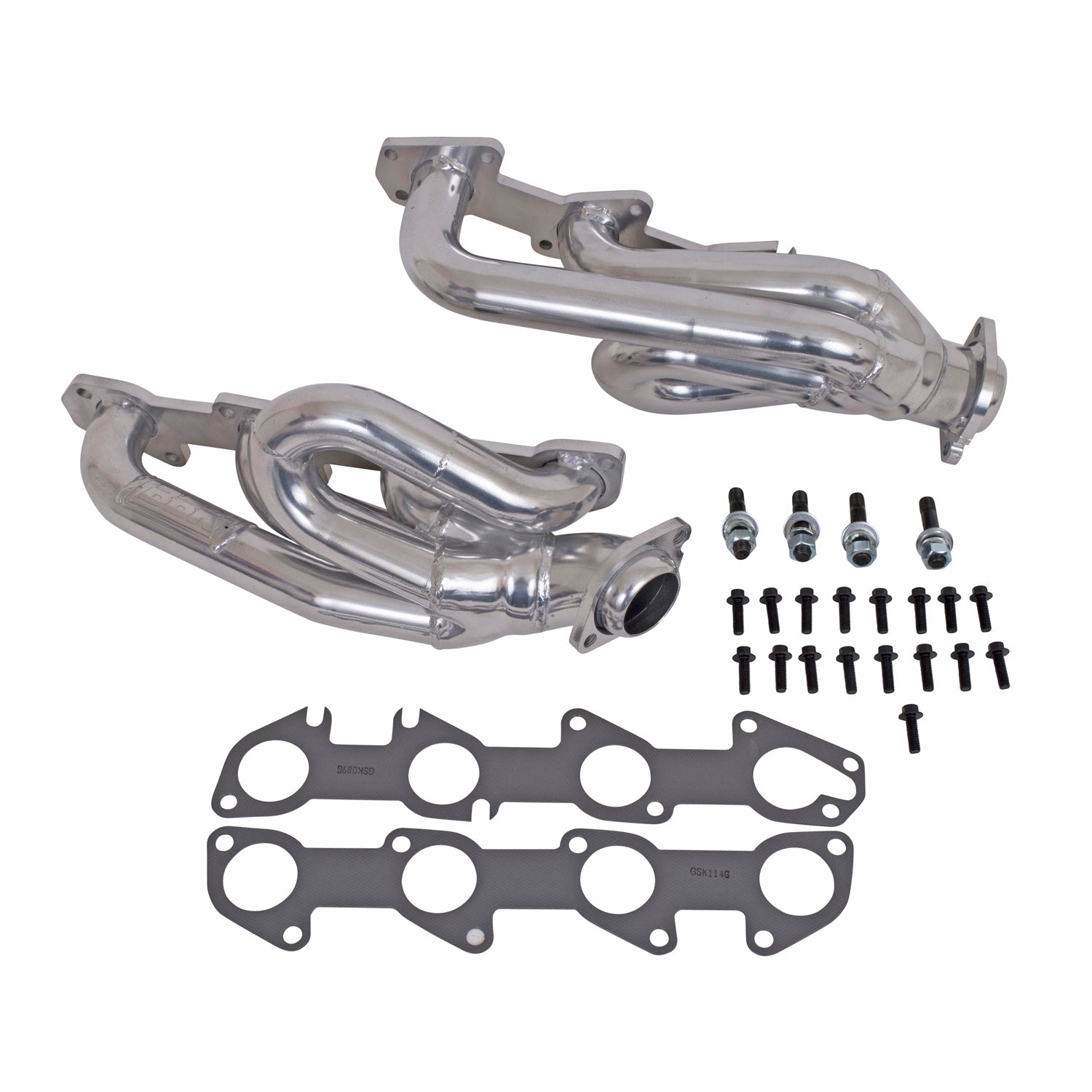 BBK 04-08 Dodge Ram 5.7 Hemi Shorty Tuned Length Exhaust Headers - 1-3/4 Silver Ceramic - 40090