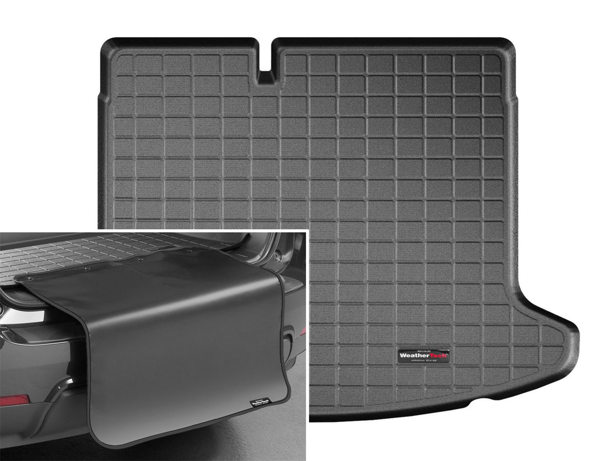 Weathertech - Cargo Liner w/Bumper Protector - Black Behind 2nd Row Seating 18-24 Kicks - 401032SK