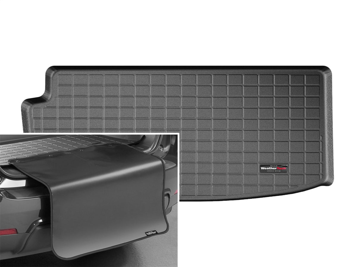 Weathertech - Cargo Liner w/Bumper Protector - Black Behind 3rd Row Seating 18-24 Traverse - 401063SK