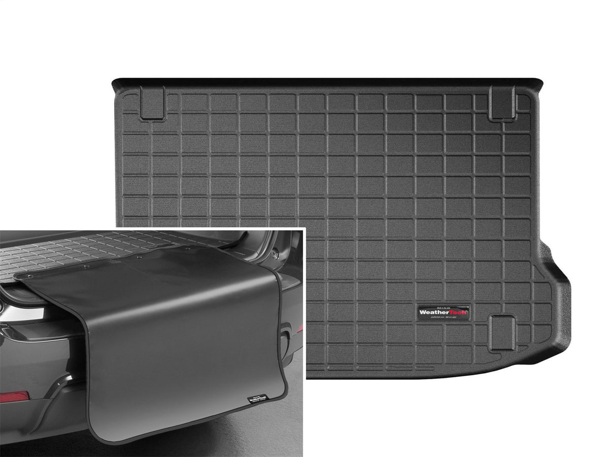 Weathertech - Cargo Liner w/Bumper Protector - Black Behind 2nd Row Seating 18-23 Kona / 22 Kona N - 401147SK